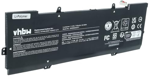 vhbw Akku kompatibel mit HP Spectre X360 15-CH003UR | X360 15-CH004NA, X360 15-CH004NB Notebook (7150 mAh, 11,55 V, Li-Polymer)