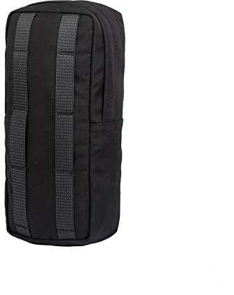 Savotta Rucksack-Seitentasche, Schwarz, Polyamid, 4 Liter, Abgedeckter Reißverschluss, Vertikale Gurtbandschlaufen, Interner D-Ring, Flaches Innenfach, Verstärkter Boden und Seiten
