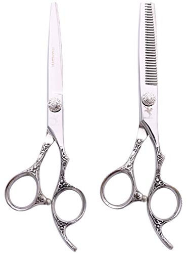 Friseurscheren-Set, 6,0 Zoll - 17,5 cm, Salon, professionelle Friseurschere, 440C-Edelstahl, Styling-Werkzeug, Friseur/Heimgebrauch/Salon, für Kinder, Frauen und Männer