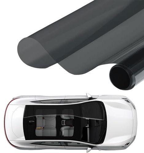 Autofenster-Tönungsfolie, Autofenster-Tönungsfolie - Auto Fenster Tönungsfolie Automotive Sonnenschutz Fenstertönung - Autofensterfolie, 3.0 m x 0.5 m Verdunkelungsfolie, und UV Blockierung