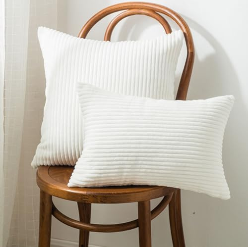 Kissenbezug 80x80,70x70, 2er Set,Sofa Kissenbezüge 65x65,Kord Zierkissenbezug Dekokissen Sofakissen Bezug Groß Kissenhülle Dekorative Weiche Zierkissenbezüge Kissen Bezug(#1,70x70 cm (Pack Of 2))