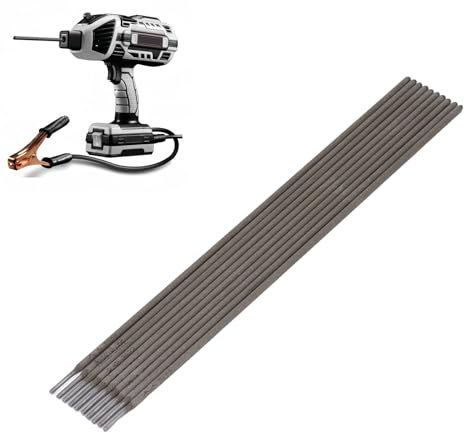 Schweißstäbe Aluminium, 10 Stück Schmelzschweißstab, Stabelektroden aus Kohlenstoffstahl, Schweißstab für tragbares Elektroschweißgerät, Fülldraht zur Reparatur Aluminiumrohr, öten von Kupferrohren