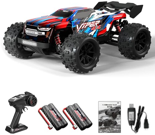 Hylukon Fjärrstyrd bil, 2,4 GHz 1/16 RC bil 36 km/h höghastighetsfjärrstyrd terrängfordon, Crawler RC lastbil för barn, lämplig för alla terräng