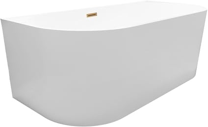 Freistehende Badewanne Balneo Viva 160x75cm, Ablauf Kupfer | Sanitäracryl 3,5 mm; verstärkter Boden und korrosionsfester Rahmen; mittiger Abfluss; Komplettgarnitur enthalten