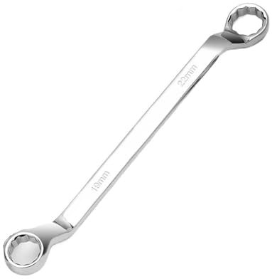 RTRCAGAKM 1 Stück Ringschlüssel mit Doppelkopf, 5,5–7 mm bis 36–41 mm.(19-22mm)