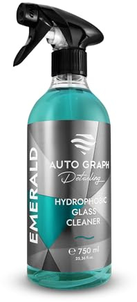 AUTO GRAPH Hydrophobic Glass Cleaner EMERALD 750 ml, Glasreiniger mit Lotuseffekt