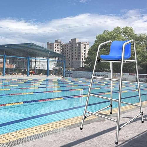 Chaise de sauveteur en acier inoxydable, design autoportant amovible pour une meilleure sécurité sur les plages, les lacs et les piscines