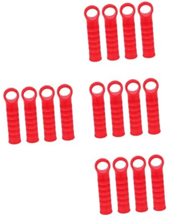 FOMIYES 16 pcs Mop Handle End Caps Replacement Grips for Broom Mop Dustpan Handles Ergonomic Plastic Covers Fit for Cleaning Tools