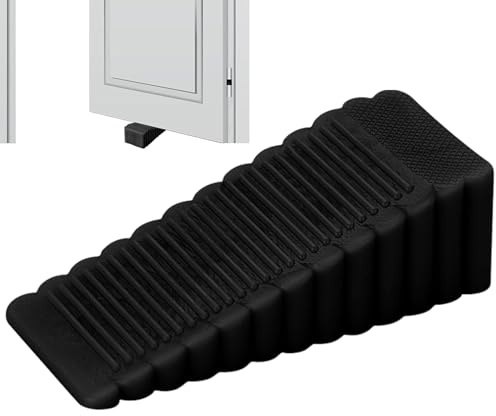 Fermaporta – Porta spazzata | Alto Stoppe | Striscia antivento | Protezione da parete per la casa | Robusto cancello impilabile | Supporto per cancello flessibile e antigraffio intelligente