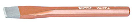 KS Tools 162.0212 Scalpello Piatto per Meccanica, 150 mm, Ottagonale