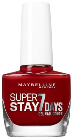 Maybelline New York Superstay 7 Days Nagellack Long Lasting 06 Deep Red