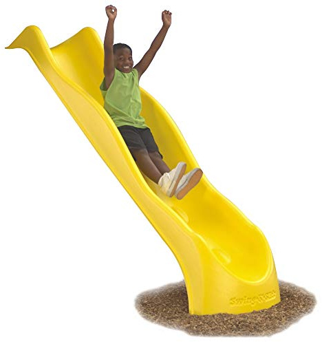 Swing-N-Slide NE 3062 Super Speedwave Slide for 5' Swing Set Decks, Yellow