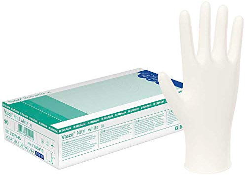 B.Braun Vasco® Nitril white M Nitrilhandschuhe Untersuchungshandschuhe 100 Stück