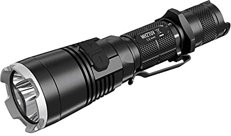 Nitecore 09JB068 Unisex – Erwachsene MH27UV Taschenlampe, Schwarz, 15,4cm