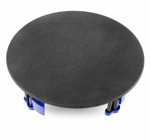 Power Dynamics NCSS5B Enceinte de Plafond 5,25 20 Watts - Noir, 8 Ohms, Grille Métallique, Haut-Parleur avec Système de Fixation Rapide, Idéal pour Installation Public Address