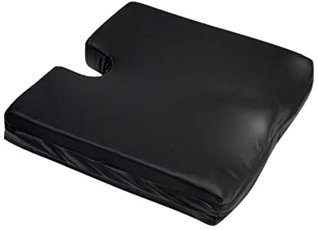 Ortotex Cojin Antiescaras Coxis Silla de Ruedas | Cojin Antiescaras Coxis de Espuma Viscoelástica Alta Densidad | Cojin Inyectado Viscoelastico Anatomico para Coxis 80 Kg/m3 | Marca