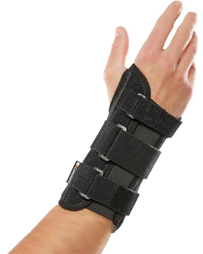 Comforband Deluxe 3-Strap Wrist Brace – Adjustable Support for Carpal Tunnel, Fractures, Tendonitis, and Post-Op Recovery – Lightweight, Breathable Design for Day and Night Use (S/M, Right Hand)