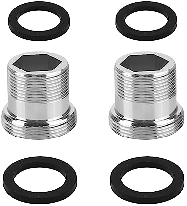 YDHfdc 2pcs Faucet Adapter M18 to M22 Male Thread Tap Aerator Connector Sink Faucet Water Purifier Tap Adapter Aerator for Kitchen Bathroom Sink