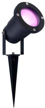 Ledvion LED Extérieur Spot IP65 4,9W GU10 CCT RGB dimmable piquet | Controle par app changement de couleur et scenes pour jardin terrasse et allee