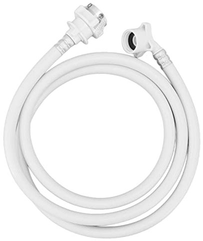 Washing Machine Water Inlet Hose Burst Proof PVC Water Pipe with Metal Connector for Haier Automatic Washing Machine (2m)