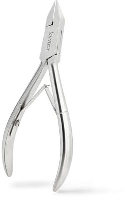 Pinze per unghie incarnite professionali, KYVORA, accessorio per pedicure e podologia, mascella triangolare appuntita, design tedesco di grandi dimensioni