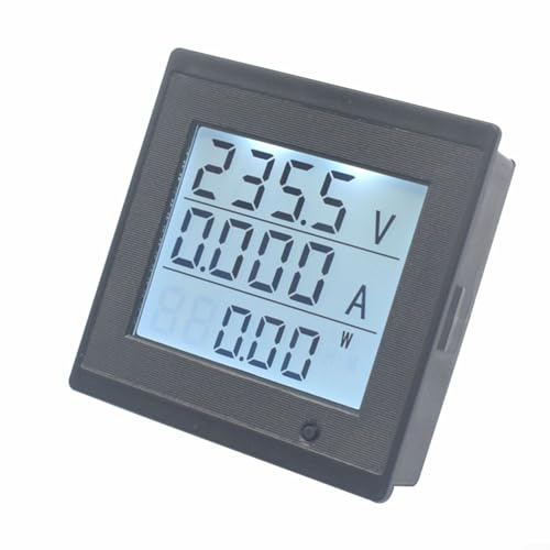 CNANRNANC 220 V AC Stromzähler 20 A Spannungsmesser Leistungsmesser Digitalanzeige Parametermessinstrument Energiemessgerät