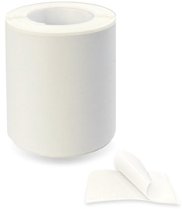 Etichette Termiche Multiuso Resistenti all'Acqua e all'Olio, Ideali per Casa, Scuola, Ufficio, 50 x 80 mm, 100 Etichette Bianche per Rotolo, Tecnologia di Stampa Senza Inchiostro