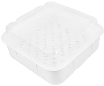 BESTOYARD Vaporera Para Microondas Cesta Vaporera Utensilios De Cocina Fácil De Limpiar y Almacenar