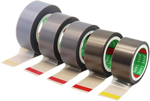 Hochtemperatur-Glasfaserband, 0,5 mm dicker PTFE-Klebstoff für Vakuumierer, Maschinen, Elektroindustrie, 10 m lang, 1 Stück (38 mm)