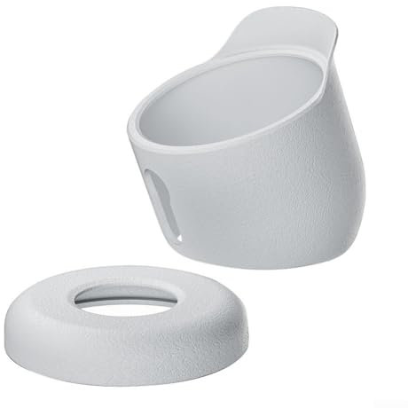 Silicone Camera Cover for Nest Cam Outdoor and Indoor All Around Protection Against Dust and Weather (White)