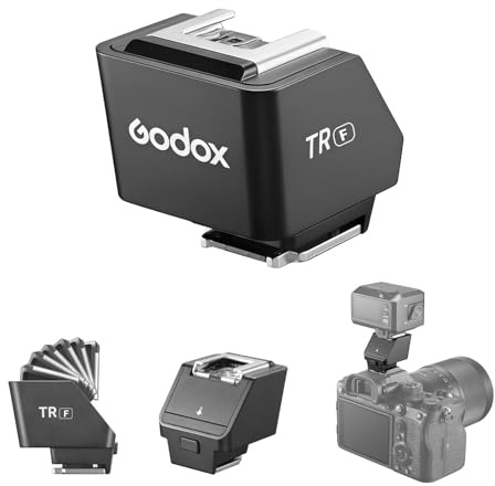 Godox TR TTL Hot Shoe Riser for Fujifilm Cameras,0-90° Angle Adjustment,30mm Height Increase, Reduce Lens Shadow Compatible with Godox iT30 Pro F,iT20 F,iT22 F,iM30,iM20,iM22 Mini Flash