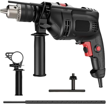 Trapano Percussione Martello Rotante Elettrico Potente Da 780 W, Trapano A Percussione Elettrico Da 25 Mm, 2 Modalità, Velocità Variabile For Utensili Elettrici In Acciaio, Calcestruzzo E Legno