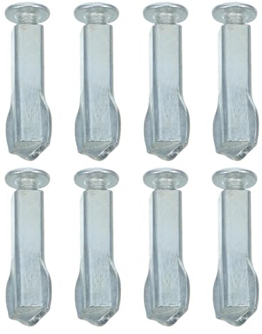 WOONEKY 8pcs Hacksaw Front Connector Replacement Steel Saw Head Fasteners with Stable Support and Enhanced Cutting Stability, for DIY Metalworking Projects and Repair Kits