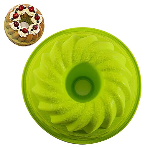 KeepingcooX Moule à gâteau Gugelhupf 23,5 cm | Ustensiles de cuisson antiadhésifs, sans BPA, couleur aléatoire, pour Kouglof/Kugelopf/Kougelhopf