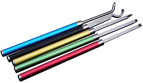 Drehmesser Set,Hartmetall Drehstahl Drehmeißel mit Wendeplatten, Multifunktionale Vollhartmetalleinsatz Cutter Round Shank Holzbearbeitungswerkzeug Legierung Griff Drehwerkzeuge