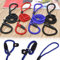 UK CELTD 1.5M Nylon Pet Dog Lead Puppy Walking Slip Collar Rope Strap Training Leash (DIAMETER 1.0 CM, RED)