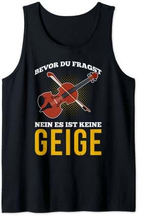 Bratsche Spielen Viola Musik Bratschist Orchester Violist Tank Top