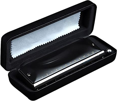 Harmonica Chromatic Harmonica 12 Holes ABS Comb Brass Cover Reed Plates Phosphor Bronze Reeds Professional Harmonica