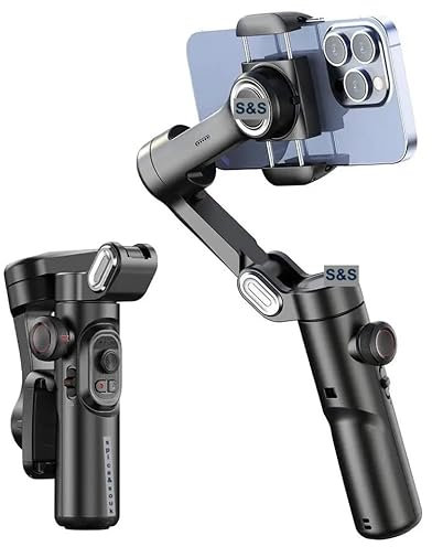 Stabilizzatore cardanico palmare a 3 assi per smartphone con luce di riempimento per iPhone Android Face Tracking Tiktok Vlog Smart XE