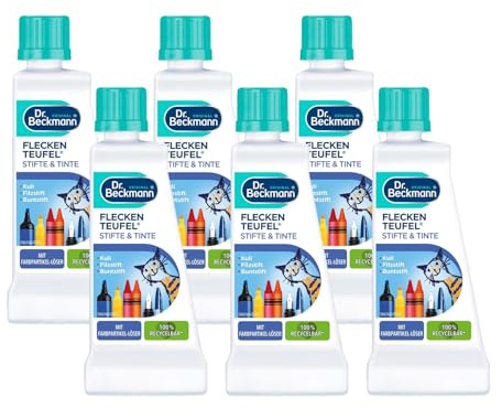 Dr. Beckmann L'Solvi Flecken-Entferner 50 ml Packung mit 6 Stück (Kugelschreiber und Tinte)