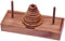 LOGOPLAY Pagoda - Turm von Hanoi - Montessori - Denkspiel - Knobelspiel - Geduldspiel - Logikspiel mit 9 Scheiben aus Holz