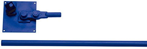 Ausonia - Piastra piegaferro in acciaio pesante temprato verniciato con manico a tubo estraibile diametro max 24 mm