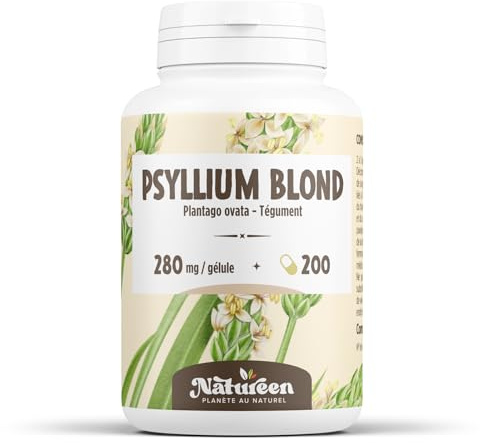 Psyllium Blond Téguments - 280mg - 200 gélules