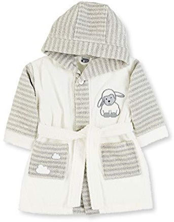 Sterntaler Kapuzen-Bademantel Schaf Stanley, Alter: ab 6 Jahren, Größe: 116, Beige (Ecru)