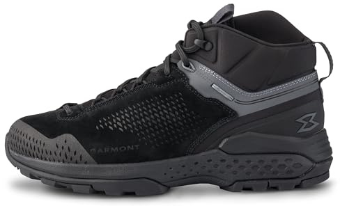 GARMONT TACTICAL T4 Groove Military and Law Enforcement Tactical Mid Boots for Men and Women, Suede Leather, Cushioned, Hiking Shoes, Black, Size, 9.5
