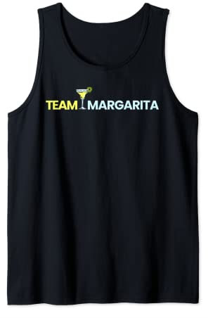 Funny Drinking Margaritas Team Margarita Glass Cocktail Tank Top