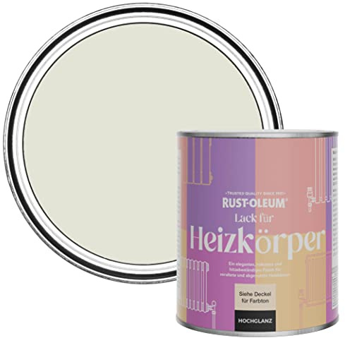 Rust-Oleum Beige Heat Resistant Radiator Paint in Gloss Finish - Portland Stone 750ml