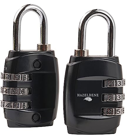 Travel Padlocks with Combination Locks for Luggage and suitcases
