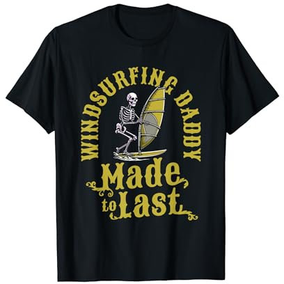 Windsurfen Skelett Windsurf Surfbrett - Windsurfer T-Shirt
