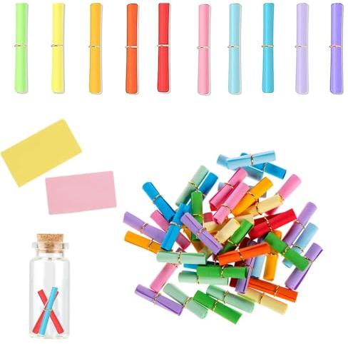 Lose Tombola, 100 Stück Bunt Gemischt Tombola Lose